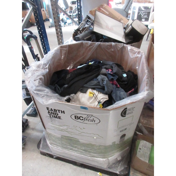 Skid of Overstock & Customer Return Clothing - As Is
