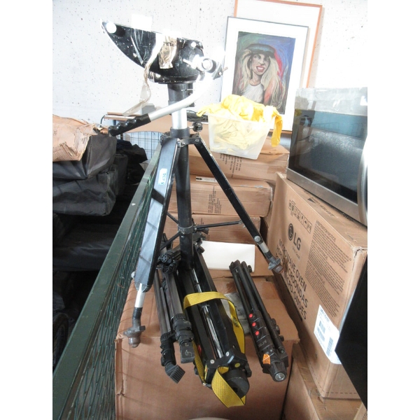 5 Piece Lot of Assorted Tripods - Preowned - As Is
