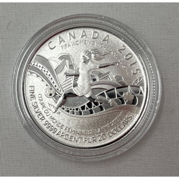 .9999 Silver FIFA Women's World Cup $20 Coin