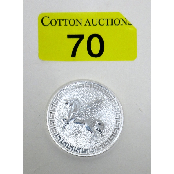 1 Oz .999 Silver 2022 Pegasus Coin 