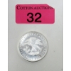 Image 1 : 1 Oz .999 Silver Eagle USA Trade Unit Round 