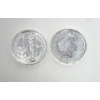 Image 1 : 2 x 1/4 Oz .999 Silver 2013 Shipwreck Silver Coins 
