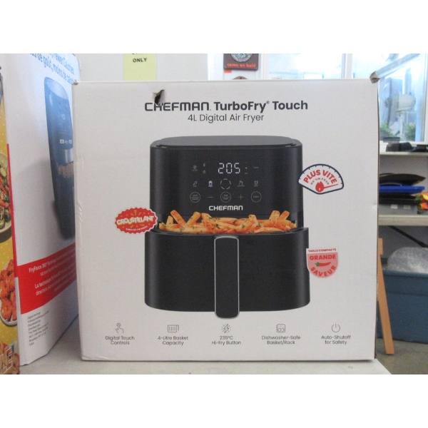 Chefman TurboFry Touch 4L Digital Air Fryer