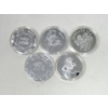 Image 2 : 5 x Silver Clad NUDE Girl Art Rounds