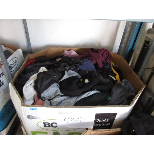 Skid of Overstock & Customer Return Clothing - As Is