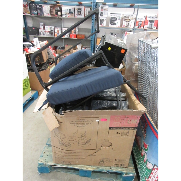 4 Montclair Patio Chairs - No Hardware