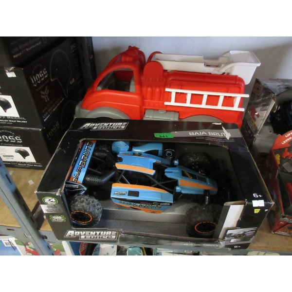 Adventure Force Baja Brute & Large Toy Firetruck