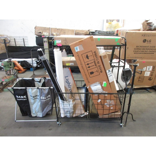 3+ Lot of Organizers and Assorted Household Goods