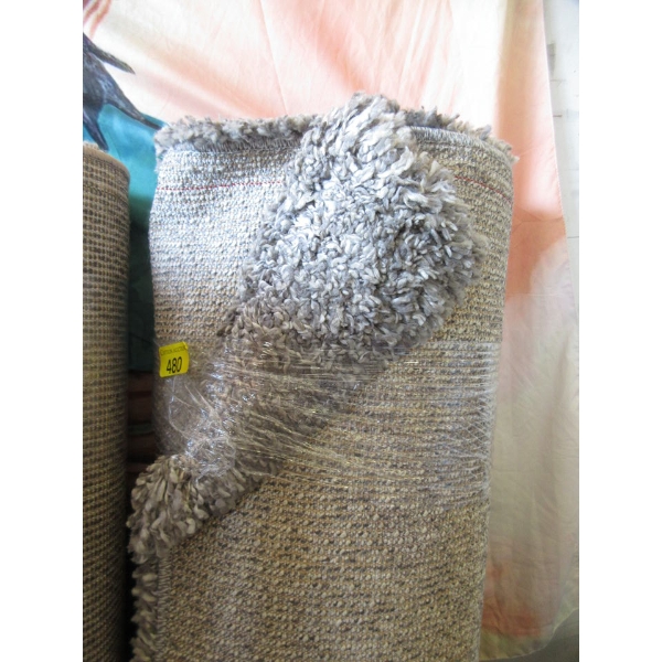 5' x 7' Grey Speckled Shag Area Carpet