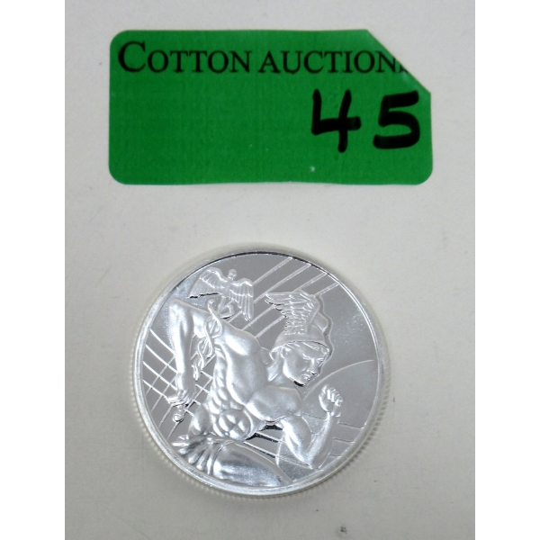 1 Oz .999 Silver Mercury Round 