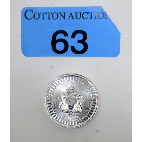 1/2 Oz .999 Silver Scottsdale Mint Round 