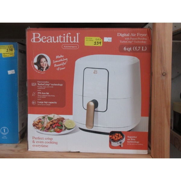 Drew Beautiful Digital Air Fryer - 6 QT/5.7 L