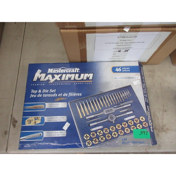 Mastercraft Maximum 46 Pc. Tap & Die Set