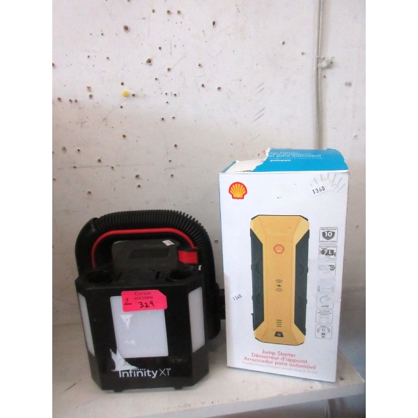 Shell Jump Starter & Infinity X1 Power Box