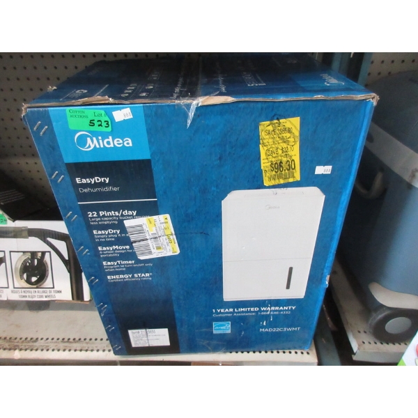Midea EasyDry Dehumidifier - 22 Pints a Day