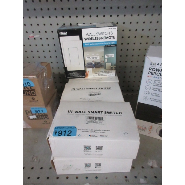 7 Sets of In-Wall Smart Switches