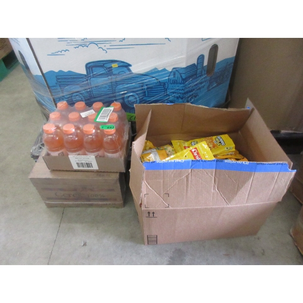 3 Box Lot of Beverages & Children's Crackers