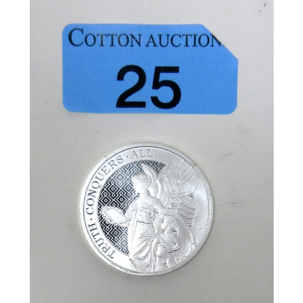 1 Oz .999 Silver 2022 Truth St. Helena Coin 