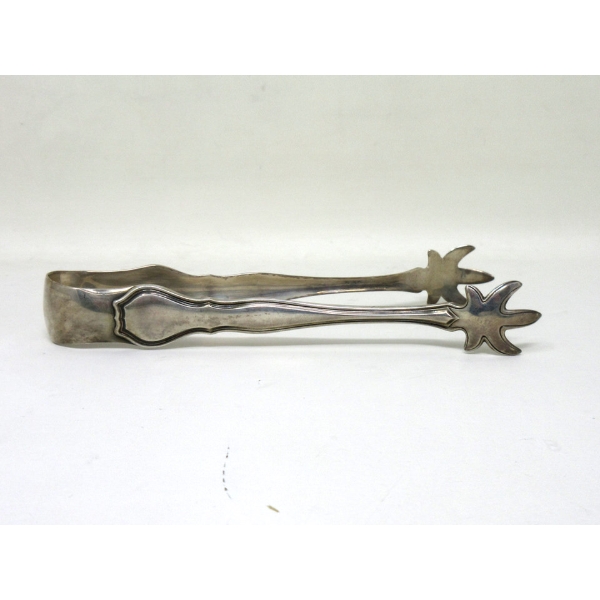 Antique R W & S Sterling Silver 4.5" Sugar Tongs 