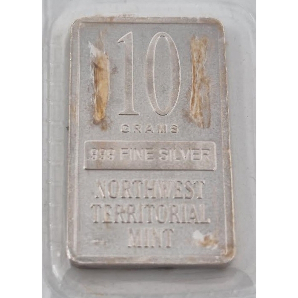 10 Gram .999 Silver Northwest Territorial Mint Bar