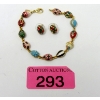 Image 1 : Joan Rivers 7.5 Russian Egg Bracelet & Earrings Set