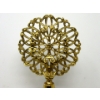 Image 7 : 2 Vintage Large Gold Filigree Perfume Bottles