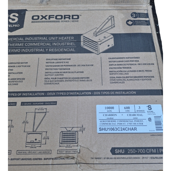 Oxford Commercial Unit Heater
