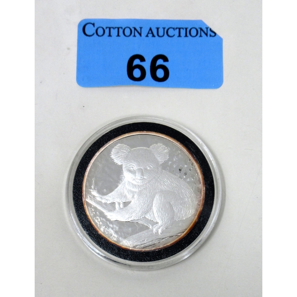 1 Oz .999 Silver 2009 Australian Koala Coin    
