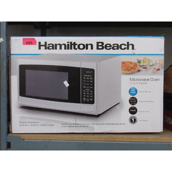 Hamilton Beach 1.1 cu. ft. Microwave Oven
