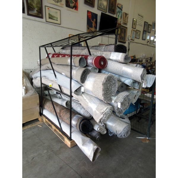 Skid of Assorted Area Carpets - Customer Returns