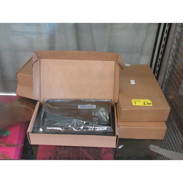 5 New Rechargeable Li-ion Laptop Batteries