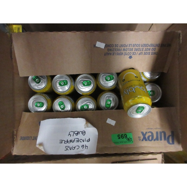 46 x 355 ml Cans of Pineapple Bubly Sparkling Water