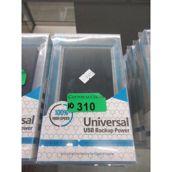 10 Universal USB Power Banks - Black