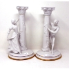Image 1 : 1986 Franklin Mint "Romeo & Juliette" Candle Sticks