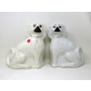Image 1 : Pair of Antique Staffordshire Mantle Dogs