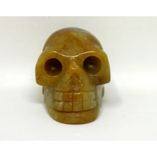 262 Carat Aventurine Hand-Carved Skull