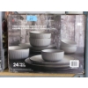 Image 1 : 24 Piece Cara Stoneware Dinnerware Set 