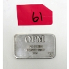 Image 1 : 1 Oz .9995 Silver OPM Bar 