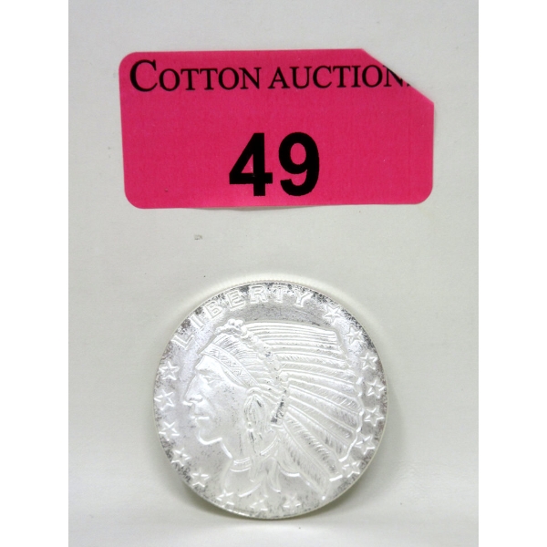 1 Oz .999 Silver Golden State Mint Round 