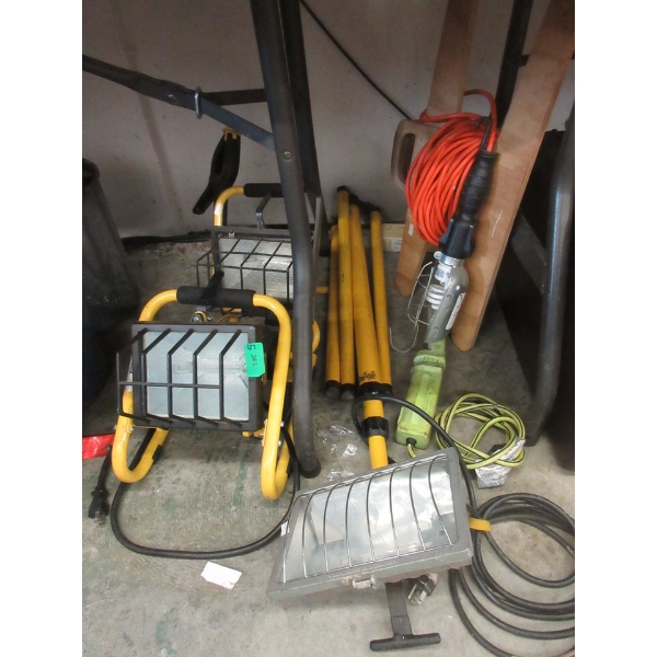 5 Piece Lot of Work Lights & Trouble Lights