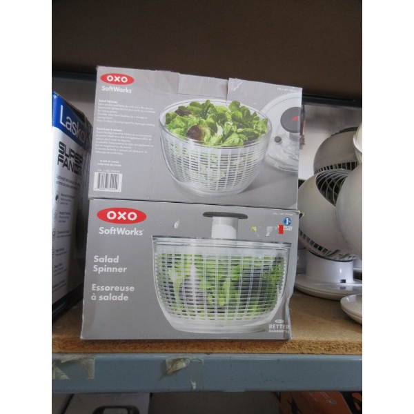 2 OXO SoftWorks Salad Spinners