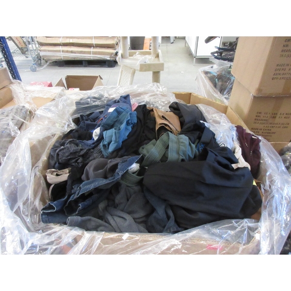 Skid of Overstock & Customer Return Clothing - As Is
