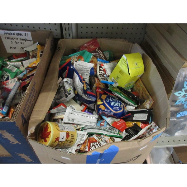Box of Assorted Food Products & Snacks