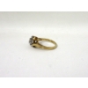 Image 2 : 14KT Yellow Gold Ladies Estate Multi-Diamond Ring 