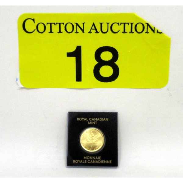 1 Gram .9999 Fine Gold 2023 Maple Leaf Coin 