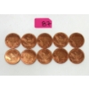 Image 1 : 10 x 1 Oz .999 Fine Copper Grizzly Bear Art Rounds