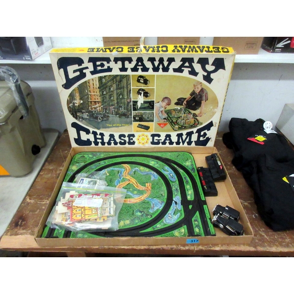 Vintage "Getaway" Slot Car Chase Game