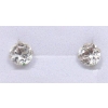 Image 1 : New 14 KT White Gold 1.1 CT Cubic Zirconia Earrings