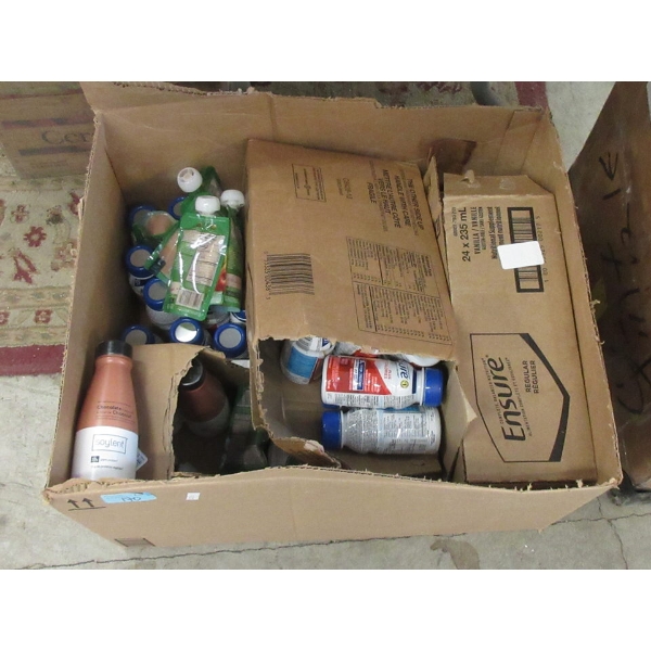 Large Box of Assorted Ensure & Other Beverages