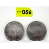 Image 1 : 2 x 1 Oz .999 Fine Titanium Buffalo USA Round 